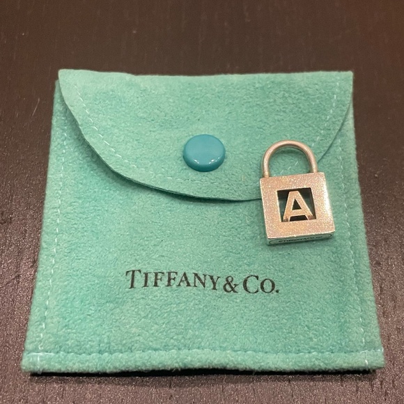Tiffany & Co. Silver Letter A Alphabet Charm - Picture 1 of 3